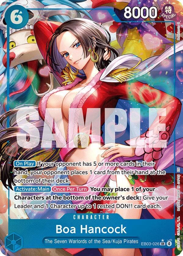 Boa Hancock (EB03-026) Alternate Art Super Rare — Heroines Edition
