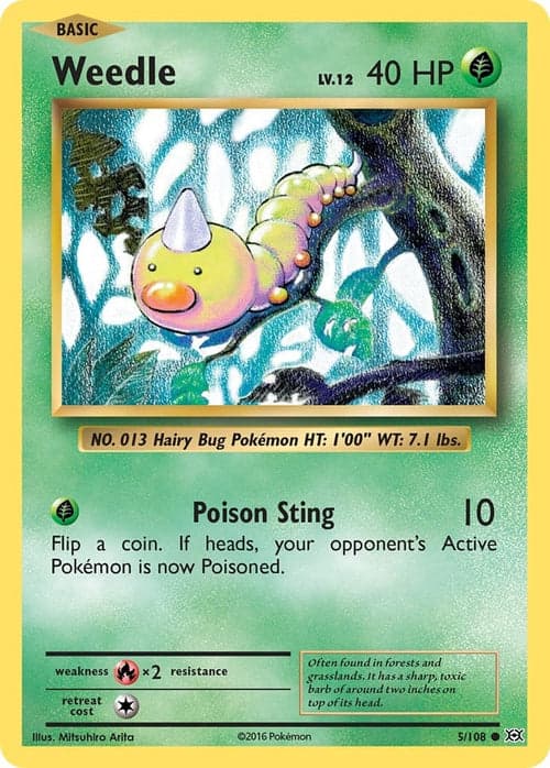 Weedle (5/108) (EVO)
